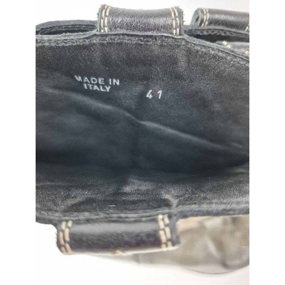 Golden Goose Black Ecru Wish Star Low Western Boots Size 41 US 11 - Picture 7 of 7